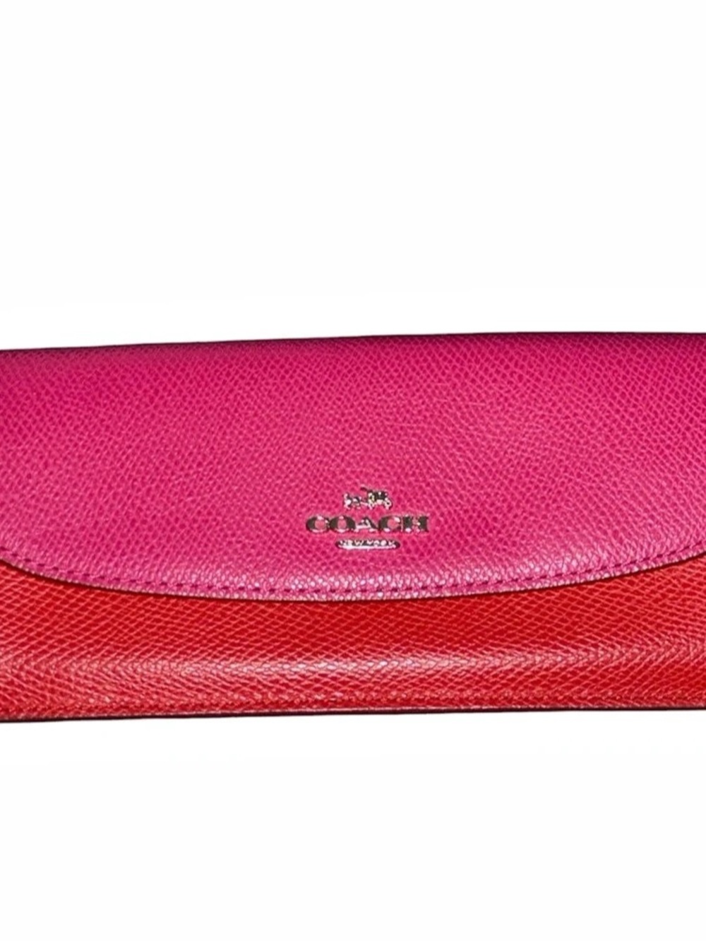 Coach 2-Piece Wallet Set in Red & Pink